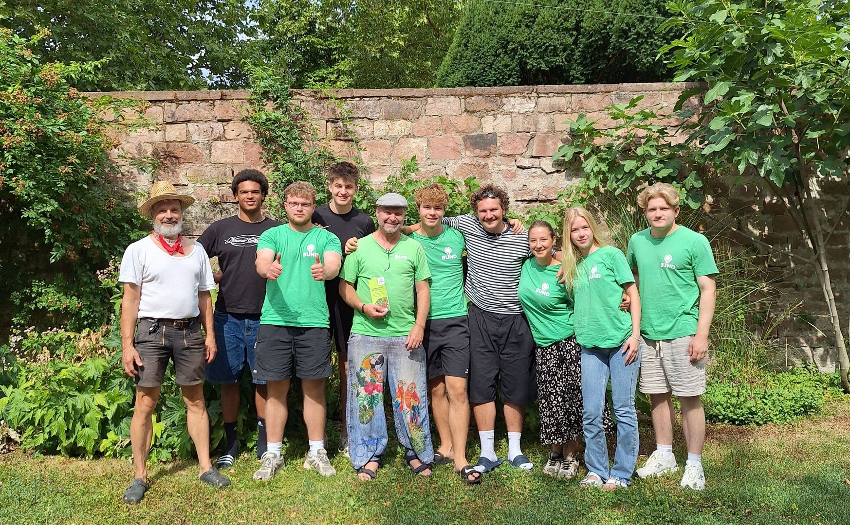 Mitglieder des BUND Lahr/Schuttertal und das Werbeteam